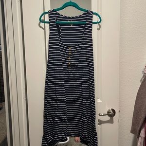 Lilly Pulitzer navy striped dress